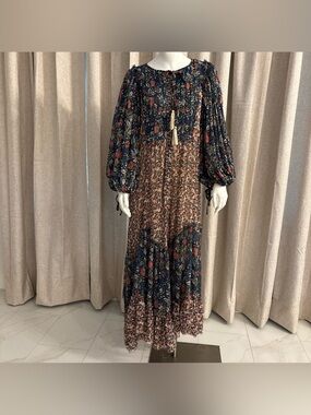 Free People | Dresses | Free People Floral Cream Maxi Dress
